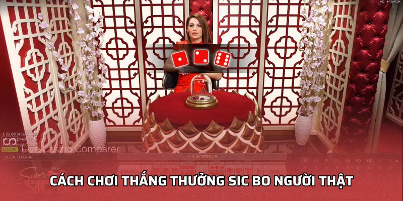 Cách Chơi thắng thưởng Sic Bo Người Thật