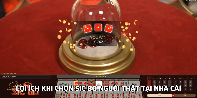 Lợi Ích Khi Chọn Sic Bo Người Thật Tại Nhà Cái